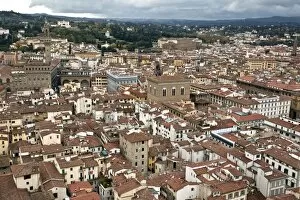 Images Dated 25th October 2010: View of Florence from the Dome of Filippo Brunelleschi, Florence, UNESCO World Heritage Site