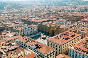 Firenze Prints: View over Florence from the Duomo