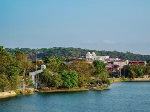 Central Prints: View of Flores Island from Santa Elena in Peten Department