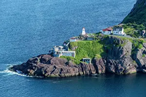 Lighthouses Prints: View over Fort Amhearst from Signal Hill National Historic Site
