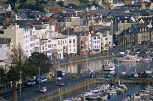 Port Prints: View from Fort George, Saint Peter Port, Guernsey, Channel Islands, United Kingdom