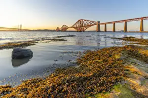 Connection Prints: View of the Forth Road Bridge, Queensferry Crossing and Forth Rail Bridge