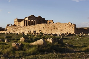 Forum Prints: View to the Forum at the Roman ruins of Sbeitla, Tunisia, North Africa, Africa