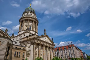 View of Franzosischer Dom, Gendarmenmarkt, Berlin, Germany, Europe