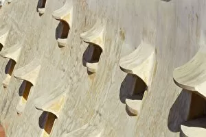 Repeating Collection: View of Gaudis Casa Mila modernist roof