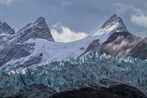 Blue Ice Prints: A view in Glacier Bay National Park and Preserve