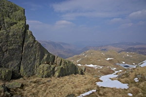 Tarn Prints: View from Glaramara to Bessyboot and Tarn at Leaves