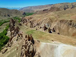 Afghanistan Prints: View of Gorgaheen castle in Yaklawang region