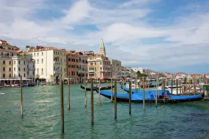 Piazza San Marco Prints: View across the Grand Canal from Punta della Dogana towards the Palazzo Ducale and Piazza San Marco