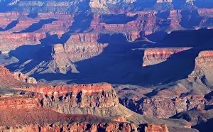 Vast Prints: View of Grand Canyon landscape from South Rim with rock formations