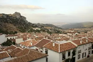 Grazalema Prints: View over Grazalema village at Parque Natural Sierra de Grazalema