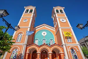 Bells Prints: View of Greek Orthodox Church, Lixouri