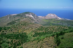 Mid Atlantic Prints: View from Green Mountain, Ascension Island, Mid Atlantic