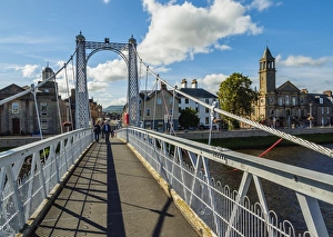 Inverness Prints: View of the Greig Street Bridge, Inverness, Highlands, Scotland, United Kingdom, Europe