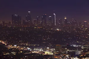 View from Griffith Observatory to Downtown, Los Angeles, California