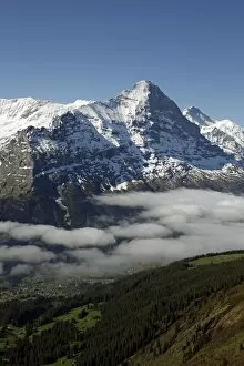 Images Dated 4th June 2010: View from Grindelwald-First to Bernese Alps with Eiger, Bernese Oberland