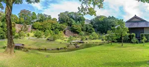 Landscaped Prints: View of Gyokusenin Maru Garden in the grounds of Kanazawa Castle