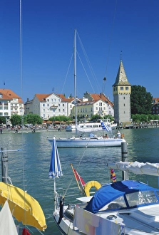 Lindau Prints: View across harbour