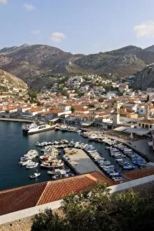 Images Dated 3rd November 2007: View over the harbour of Hydra on the island of Hydra, Greek Islands, Greece, Europe