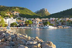 Mallorca Prints: View across the harbour, Port d Andratx, Mallorca, Balearic Islands