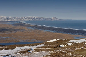 Images Dated 23rd October 2008: View over Heradssandur and Heradsfloi Bay, near Borgarfjordur Eystri, north of Egilsstadir