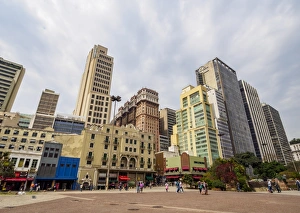 State Of Sao Paulo Prints: View of the high rise building in the city centre, City of Sao Paulo, State of Sao Paulo