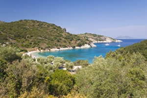 Ithaca Prints: View from hillside over Filiatro Bay