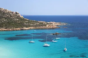 Corsica Prints: View from hillside over the turquoise waters of the Cala di Roccapina