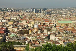 Urban Development Prints: View of the historic center from the Belvedere of San Martino