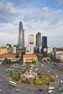 South East Asian Prints: View of Ho Chi Minh City, Vietnam, Indochina, Southeast Asia, Asia