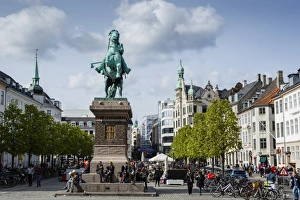 Office Prints: View over Hojbro Plads, Copenhagen, Denmark, Scandinavia, Europe