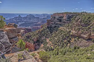 Elevations Prints: View of Honan Point on the North Rim of Grand Canyon National Park, Arizona, USA