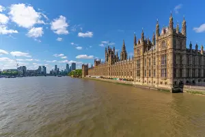 Aesthetic Prints: View of Houses of Parliament from Westminster Bridge on a summer day in London