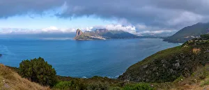 Hout Bay Prints: View of Hout Bay from Chapmans Peak Drive