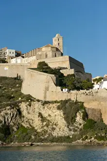 Ibiza Prints: View of Ibiza old town and Dalt Vila