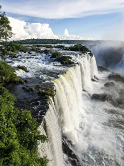 View of Iguacu Falls (Cataratas do Iguacu), UNESCO World Heritage Site