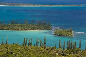 View over the Ile des Pins, New Caledonia, Melanesia, South Pacific, Pacific