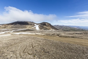 Snaefellsnes Peninsula Gallery: A view inside the stratovolcano crater Snaefellsjokull, Snaefellsnes National Park