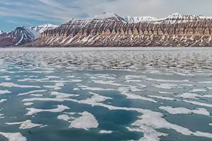 Reflect Prints: A view of Isfjorden (Ice fjord) on the western side of Spitsbergen Island in the Svalbard Archipelago