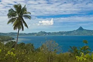 View over the island of Grand Terre, Mayotte, French Departmental Collectivity of Mayotte