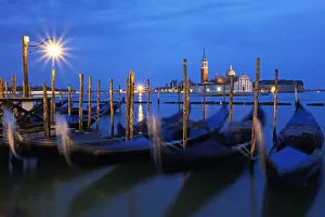 Background Focus Prints: View towards the Island of San Giorgio Maggiore, Venice, UNESCO World Heritage Site