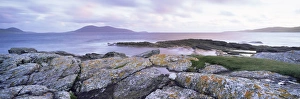 Harris Prints: View towards Isle of Harris at twilight