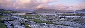 Taransay Prints: View towards the Isle of Lewis and Old Schoolhouse