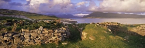Isle Of Lewis Prints: View towards Isle of Lewis from ruins of Blackhouses