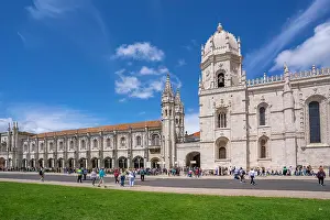 Jernimos Prints: View of Jerónimos Monastery (Monastery of the Hieronymites) on a sunny day
