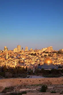 Shrine Prints: View of Jerusalem from The Mount of Olives, Jerusalem, Israel, Middle East