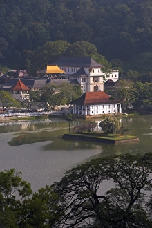 Settlement Prints: View over Kandy Lake to the Temple of the Tooth
