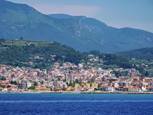 Samos Prints: View towards Karlovasi, Samos Island, North Aegean, Greek Islands, Greece, Europe