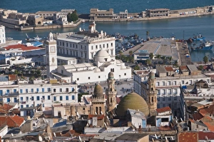 Algeria Prints: View over the Kasbah of Algiers, UNESCO World Heritage Site, Algiers, Algeria