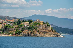 Boat Ride Prints: View of Kavala from ferry, Dimos Kavalas